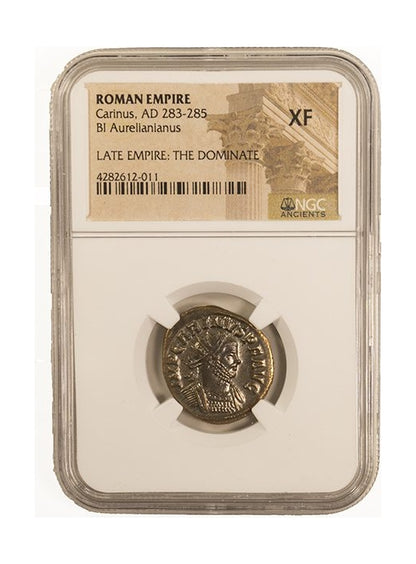Carinus Roman Billon Antoninianus (AD 283-285) NGC