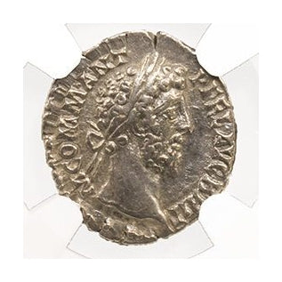 Commodus Roman Silver Denarius (AD 177-192) NGC