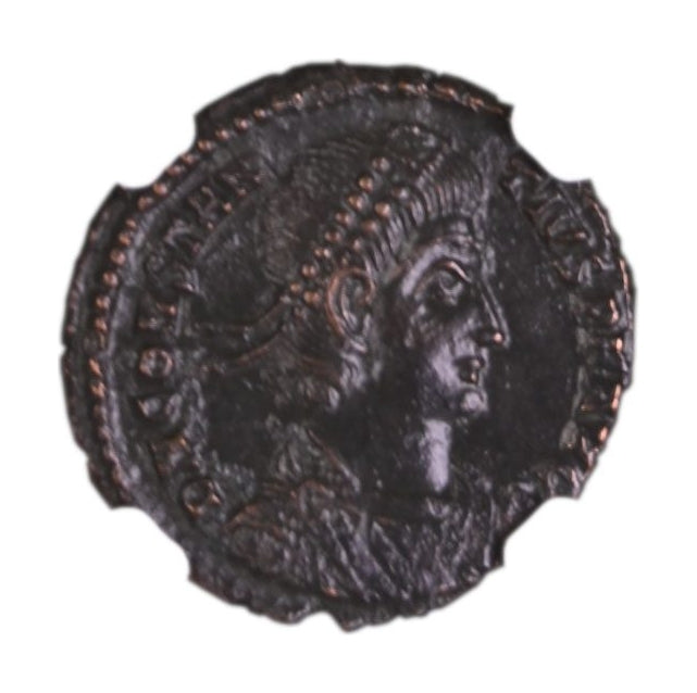 Roman Bronze AE3 Of Constantius II (AD 337–361) NGC – Fallen Horseman Reverse