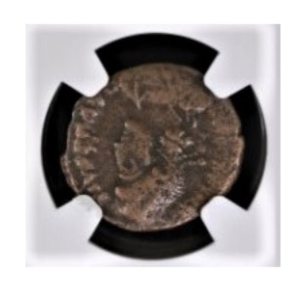 Roman Bronze AE3 Of Constantius II (AD 337–361) NGC – Fallen Horseman Reverse