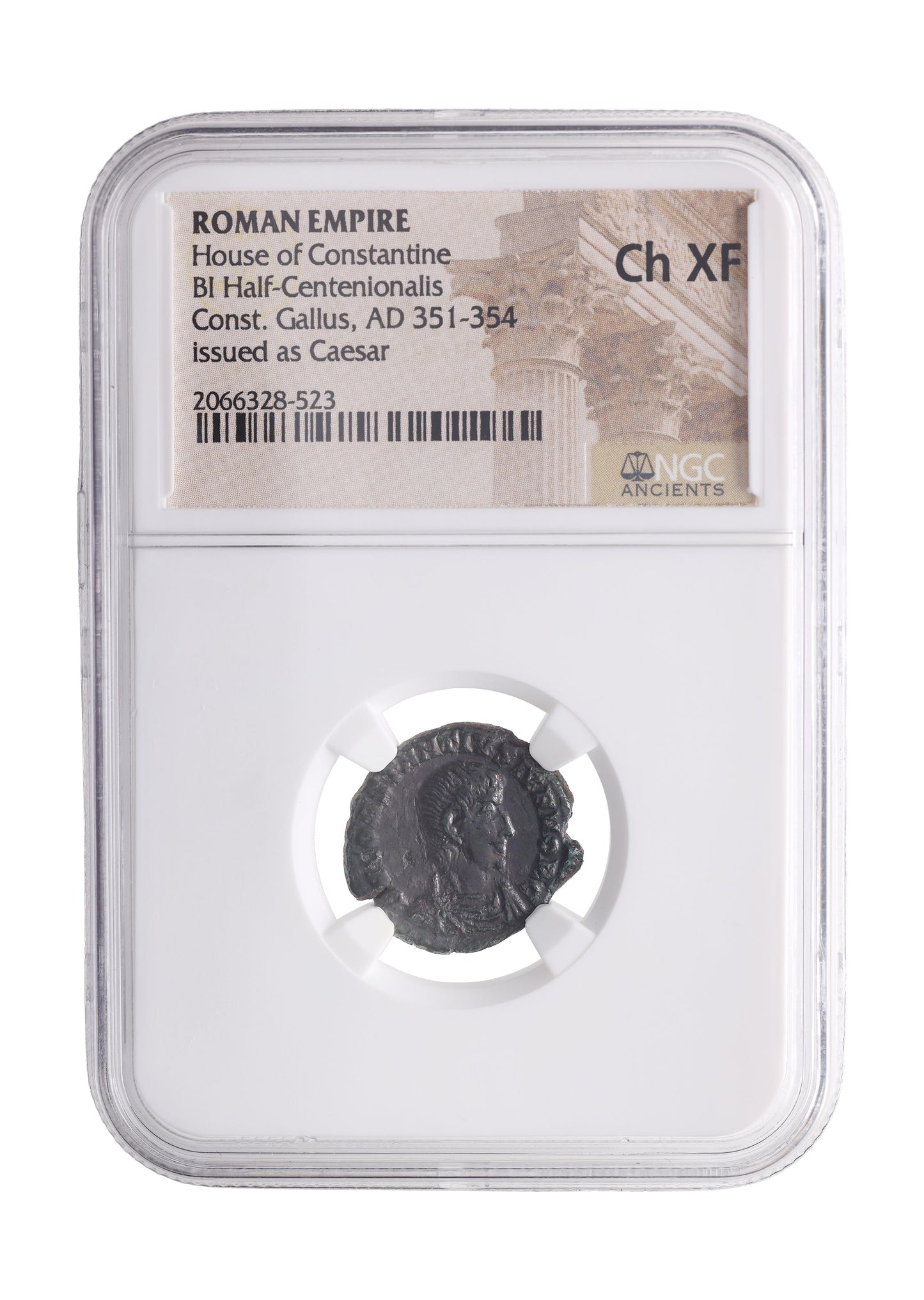 Constantius Gallus Roman AE (AD 351-354) NGC