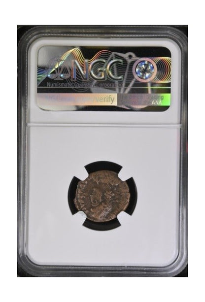 Roman Bronze AE3 Of Constantius II (AD 337–361) NGC – Fallen Horseman Reverse