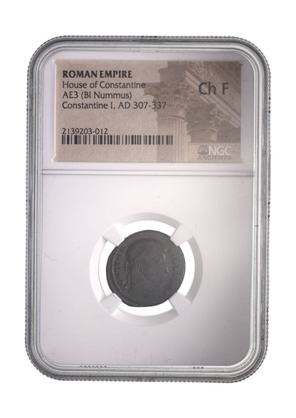 Constantine I The Great Roman AE3/4 (AD 272-337) NGC