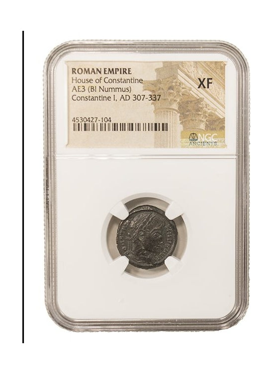 Constantine I The Great Roman AE3/4 (AD 272-337) NGC