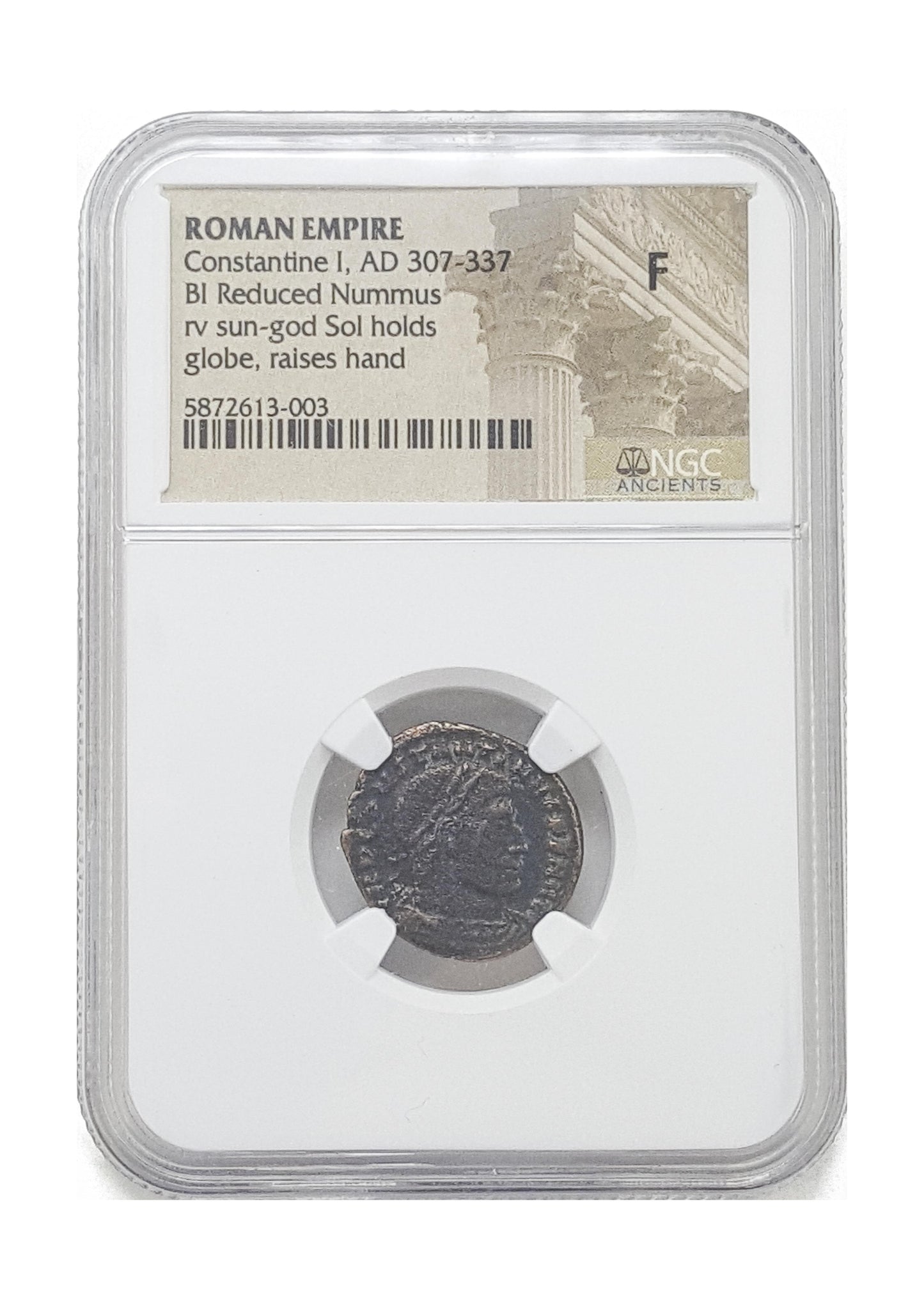 Constantine I, The Great (Sol Invictus) Roman AE (AD 272–337) NGC