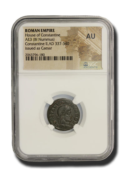 Constantine II Roman AE3/4 (AD 316-340) NGC