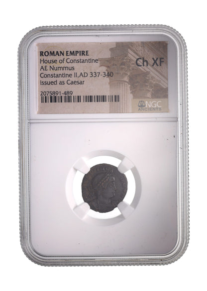 Constantine II Roman AE3/4 (AD 316-340) NGC