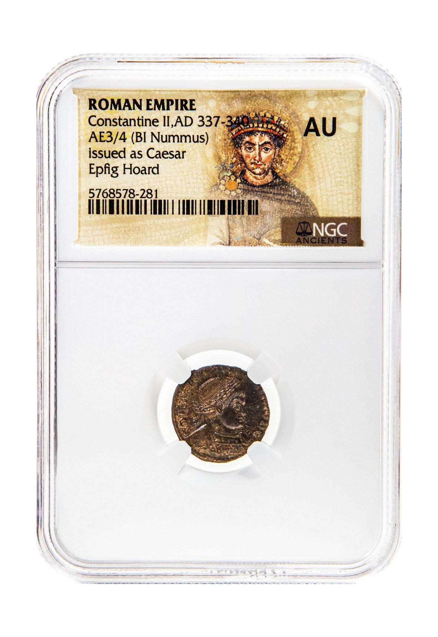Constantine II Roman AE (AD 316-340) Epfig Hoard NGC