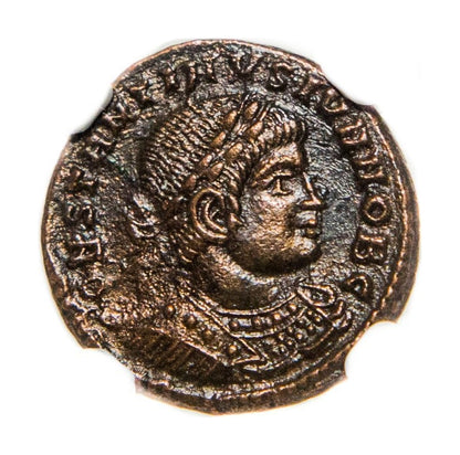 Constantine II Roman AE (AD 316-340) Epfig Hoard NGC