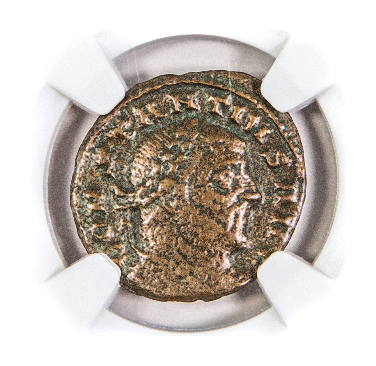 Roman Bronze AE3 Of Constantius I Chlorus (AD 293–306) NGC
