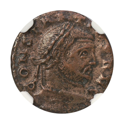Roman Bronze AE3 Of Constantius I Chlorus (AD 293–306) NGC
