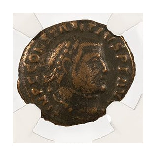 Constantius I Chlorus Roman AE3 Quarter-Nummus (AD 293-306) NGC
