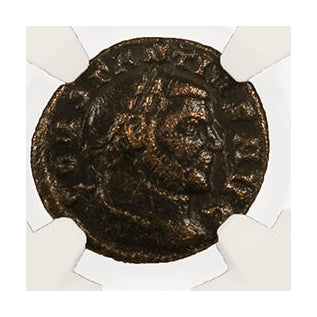 Constantius I Chlorus Roman AE3 Quarter-Nummus (AD 293-306) NGC