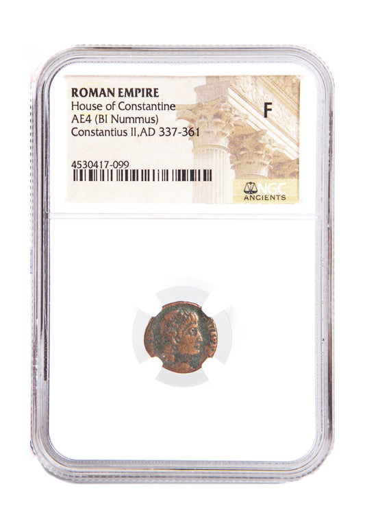 Constantius II Roman AE3;4 (AD 317-361) NGC