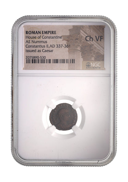 Constantius II Roman AE3;4 (AD 317-361) NGC