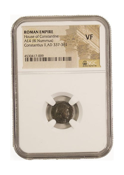 Constantius II Roman AE3;4 (AD 317-361) NGC