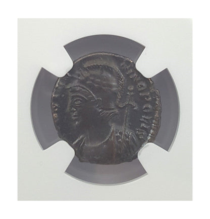 Constantinopolis Roman AE (AD 330-346) Epfig Hoard NGC
