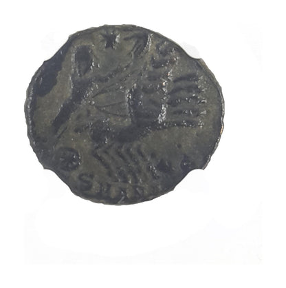 Roman Bronze AE4 Of Constantine I (Posthumous, AD 337–340) NGC