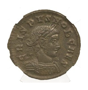 Crispus Roman AE (AD 304-326) NGC