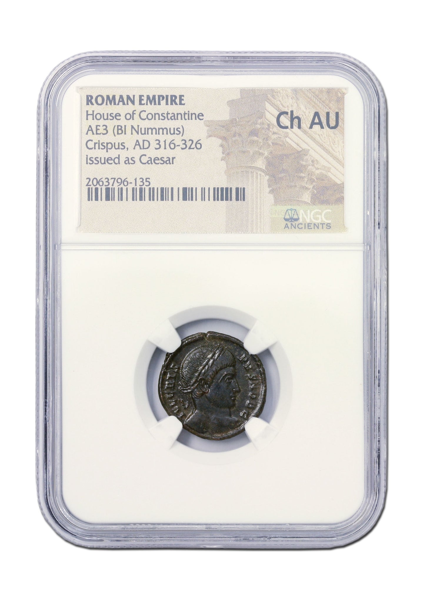 Crispus Roman AE (AD 304-326) NGC
