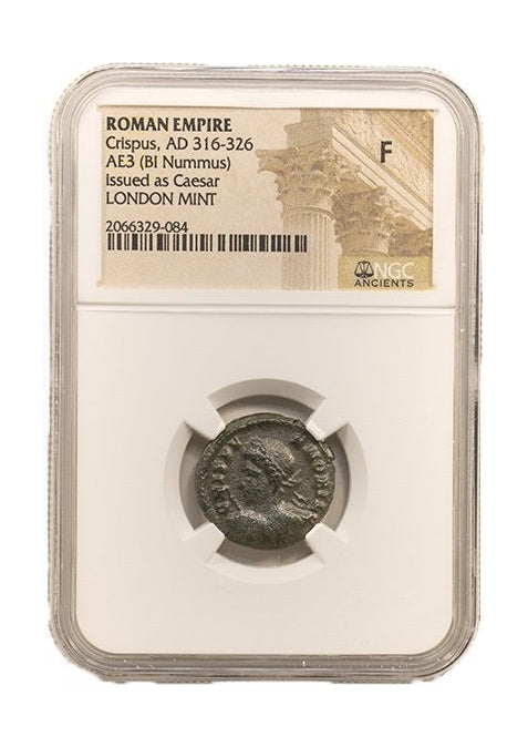 Crispus Roman AE3 (AD 304-326) NGC – London Mint