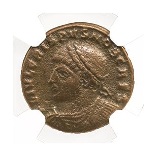Crispus Roman AE (AD 304-326) NGC