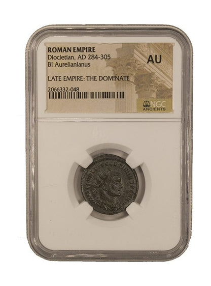 Diocletian Roman AE Antoninianus (AD 284-305) NGC