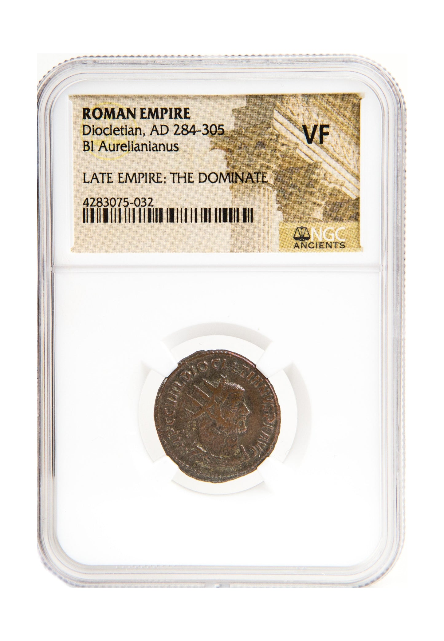 Diocletian Roman AE Antoninianus (AD 284-305) NGC