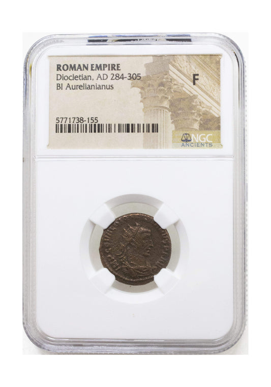 Diocletian Roman AE Antoninianus (AD 284-305) NGC