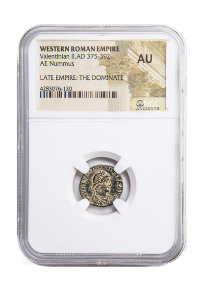 Valentinian II Roman AE4 (AD 375-392) NGC