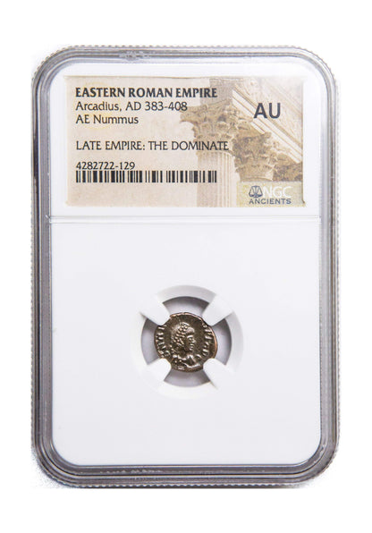 Arcadius Roman AE4 (AD 383-408) NGC
