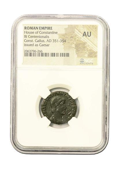Constantius Gallus Roman AE (AD 351-354) NGC