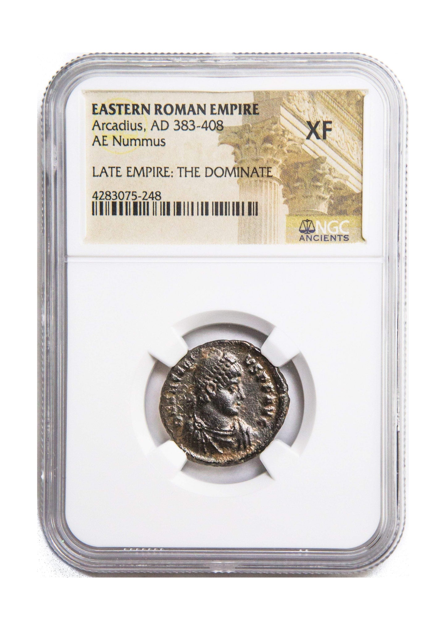 Arcadius Roman AE2 (AD 383-408) NGC