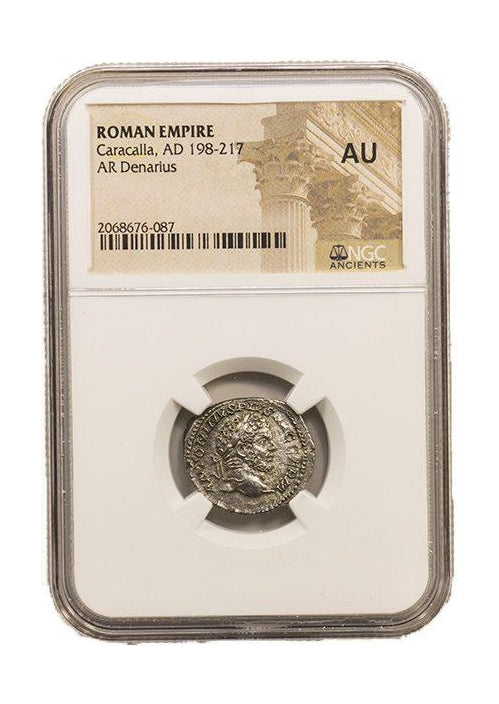 Caracalla Roman Silver Denarius (AD 198-217) NGC