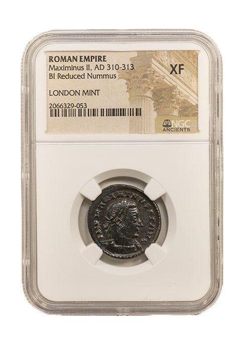 Maximinus II Roman AE (AD 311-313) NGC – London Mint