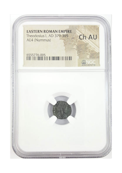 Theodosius I Roman AE4 (AD 379-395) NGC