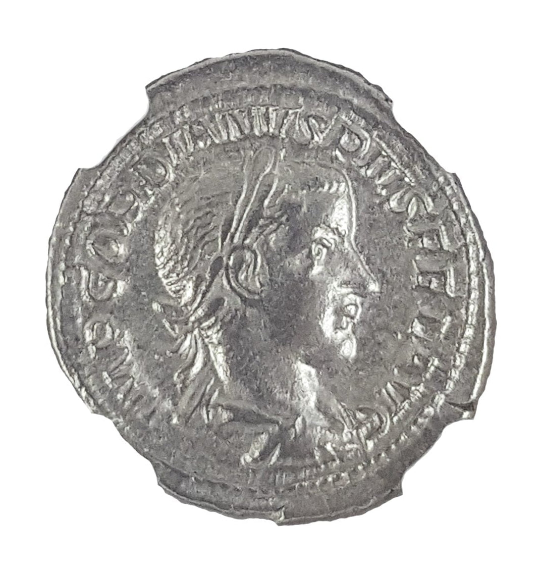 Gordian III Roman Silver Denarius (AD 238-244) NGC