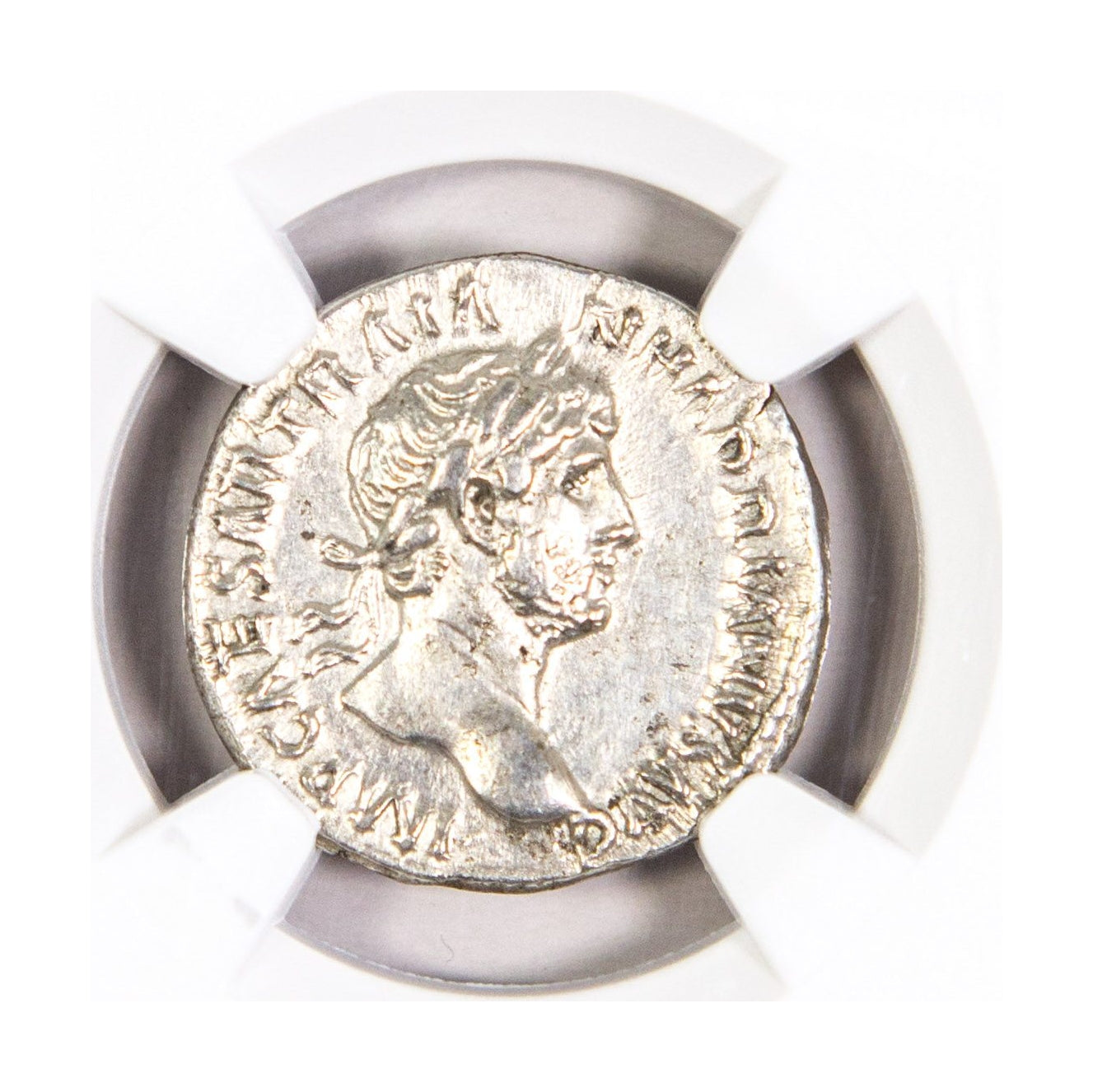 Hadrian Roman Silver Denarius (AD 117-138) NGC