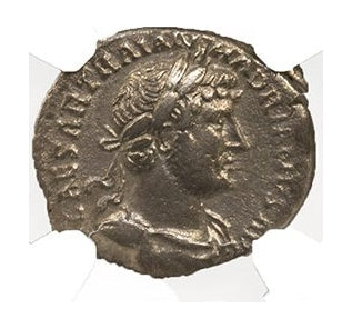 Hadrian Roman Silver Denarius (AD 117-138) NGC