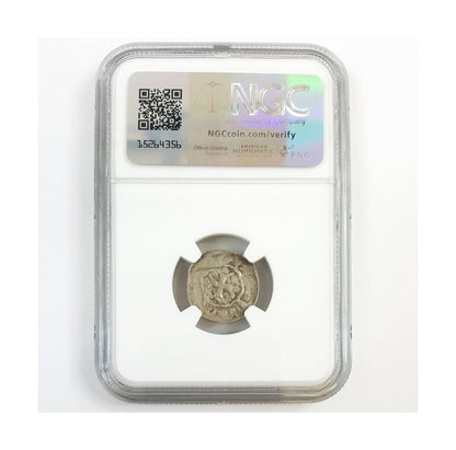 Austria “Right Hand of God” Heller (c. 1300) NGC