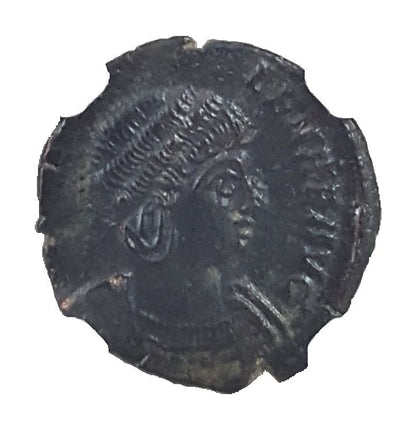 Roman Bronze AE Of Helena (AD 324–337) Epfig Hoard NGC