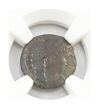 Roman Bronze AE Of Helena (AD 324–337) Epfig Hoard NGC