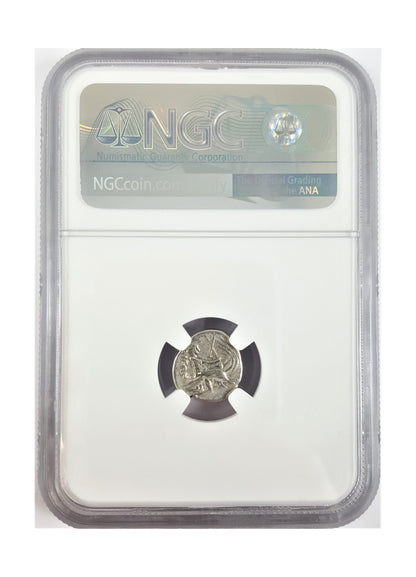 Histiaea Silver Tetrobol – Ancient Greece – NGC Certified