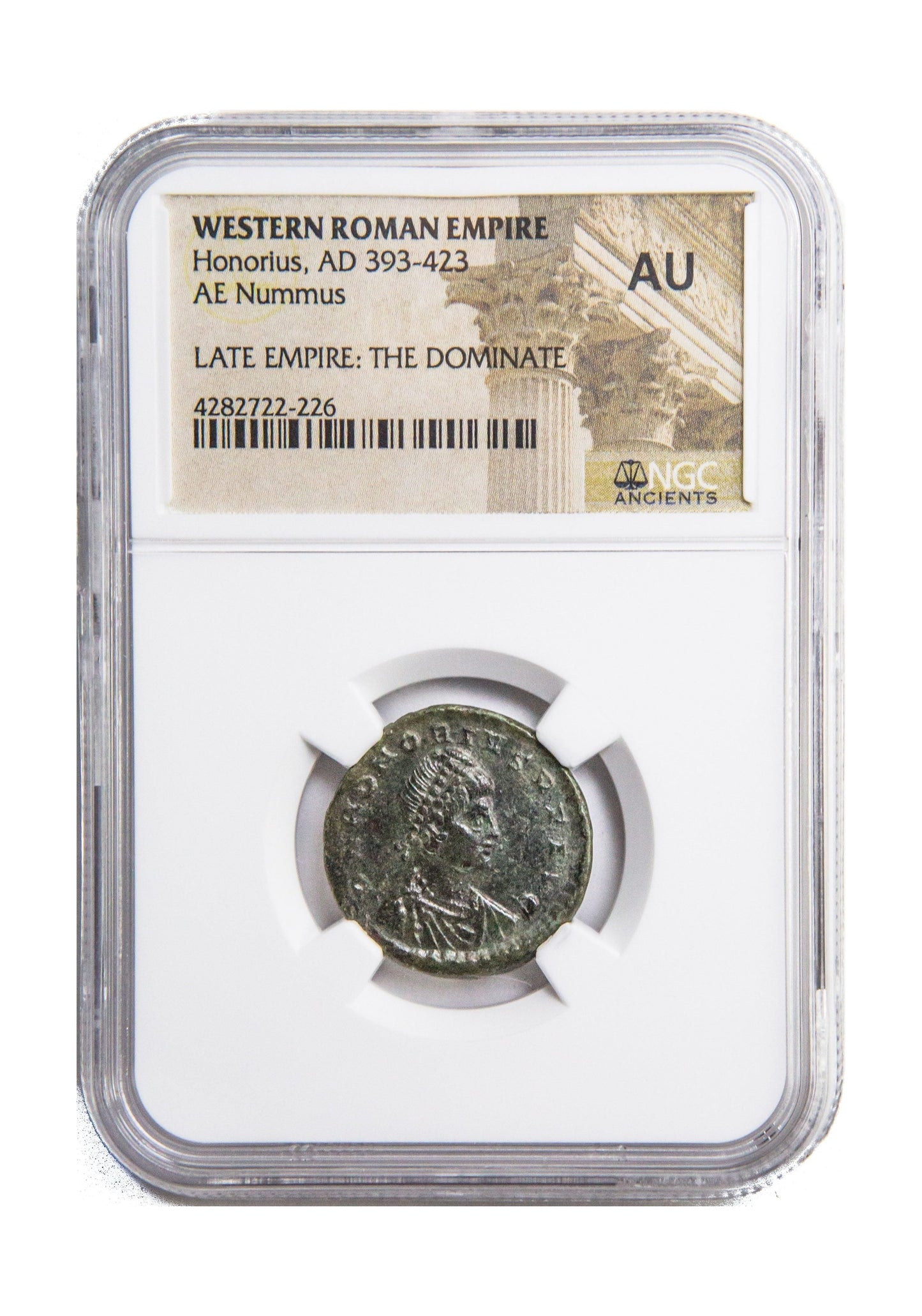 Honorius Roman AE (AD 393-423) NGC