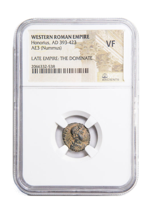 Honorius Roman AE (AD 393-423) NGC