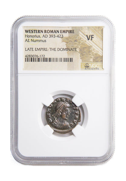 Honorius Roman AE (AD 393-423) NGC