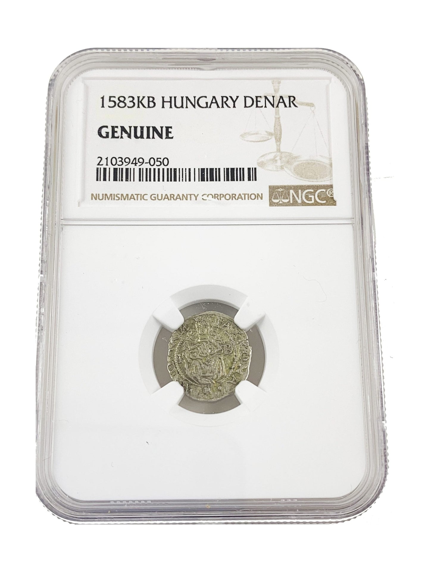 Madonna And Child Medieval Silver Coin (NGC)