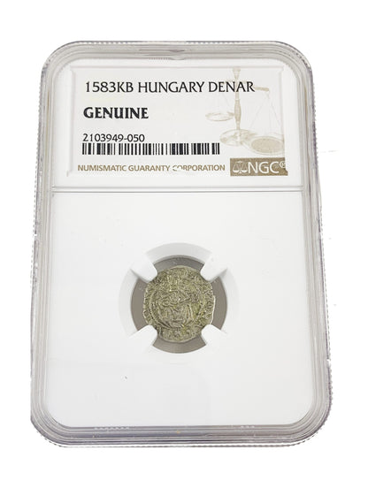 Madonna And Child Medieval Silver Coin (NGC)