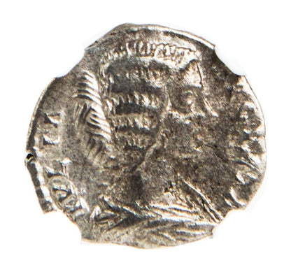 Julia Domna Roman Silver Denarius (AD 193-217) NGC