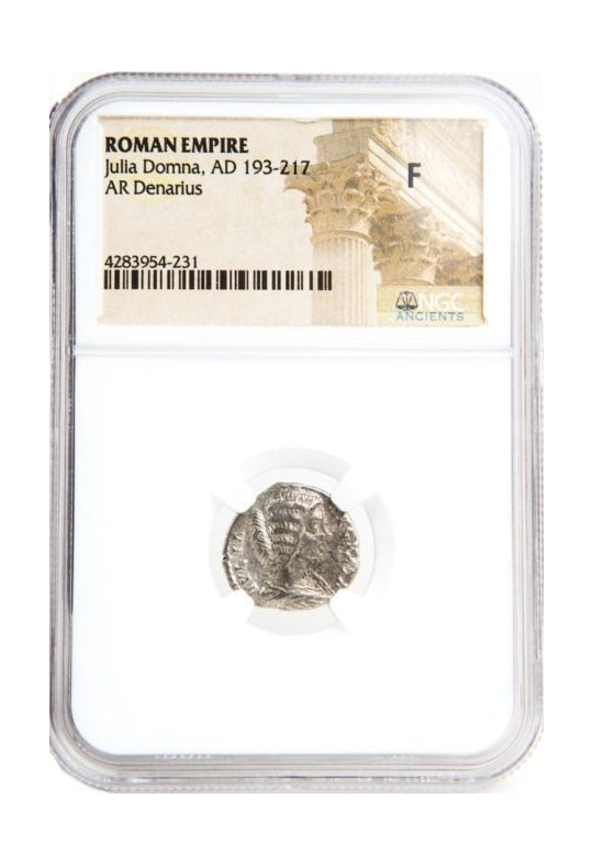 Julia Domna Roman Silver Denarius (AD 193-217) NGC